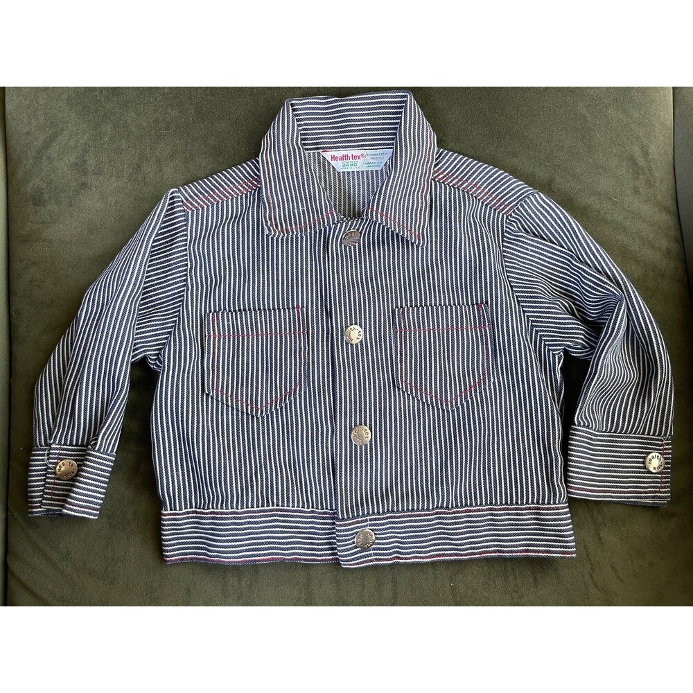 1970s Healthtex Train Engineer Pinstripe Jacket